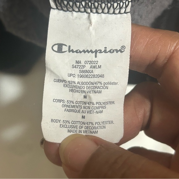 Champion Men’s Hoodie Fatigue Fall Athleisure Casual Streetwear Logo Pockets M - Picture 6 of 10